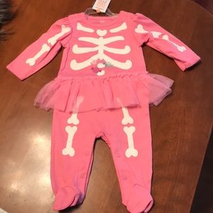 Brand new Carters baby skeleton pjs, super cute